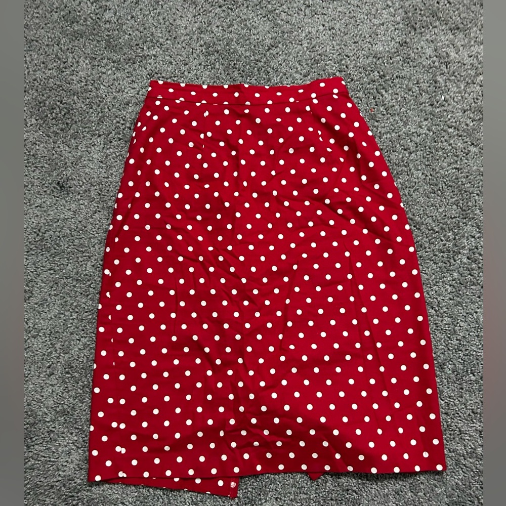 Red Polka Dot Skirt